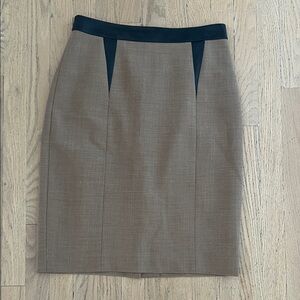 Club Monaco Brown Pencil Skirt